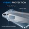 Crystal Clear Case for iPhone 14, 14 Plus, 14 Pro, 14 Pro Max, Shock Absorption Bumper, Soft Flexible TPU, Anti-Drop, Anti-Fingerprint, 3600 Shockproof, Screen & Camera Protective, Transparent Protective Back Cover, For all iPhone 14 models